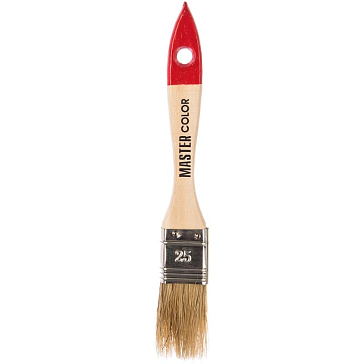 Изображение товара Кисть флейцевая Master Color 30-0011 25 мм натуральная щетина для живописи