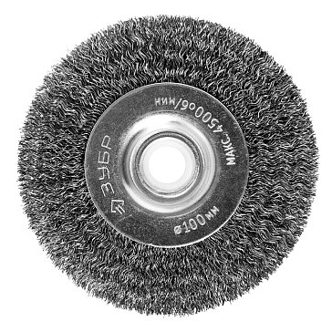 Изображение товара Щетка дисковая Зубр ПРОФЕССИОНАЛ 100х12.7 мм для шлифования