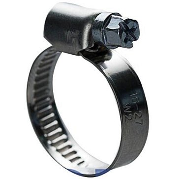 Изображение товара Хомут червячный Starfix SMZ1-55948-5, 08-16 мм, нержавеющая сталь (W2), DIN 3017 (5 шт в зип-локе)