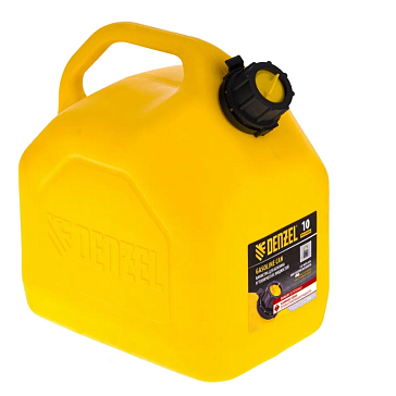 Изображение товара Канистра для ГСМ Denzel 53129 премиум 10 л вертикальная одноёмкостная