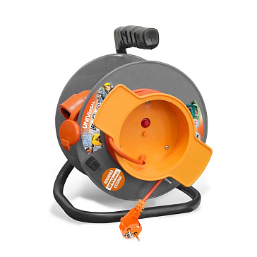 Изображение товара Удлинитель на катушке У10-027 9633278 (3x1 мм², ПВС, макс. нагрузка 2200вт)