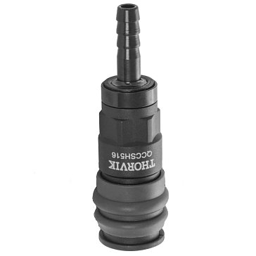 Изображение товара Муфта БРС Thorvik QCCSH516 053638, европейского типа с установочной частью под шланг 7.9 мм