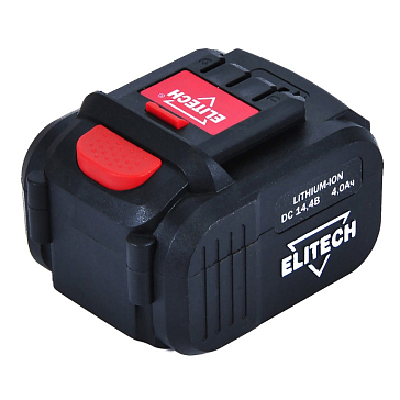Изображение товара Аккумулятор Elitech 1820.067500 14.4В 4Ач Li-ion для строительных инструментов