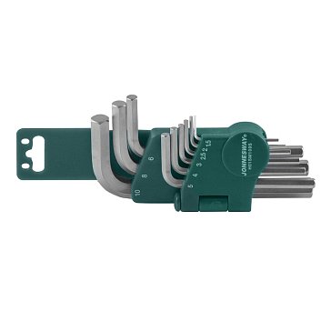 Изображение товара Набор шестигранников Jonnesway H01SM109S (1,5-10 мм) из хромванадиевой стали