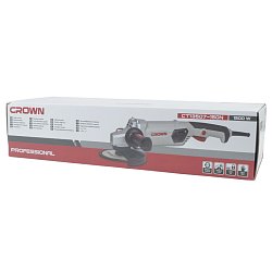 Угловая шлифмашина Crown CT13507-150N (мощность 1500 вт, вес нетто 3.48 кг, комплектующие)