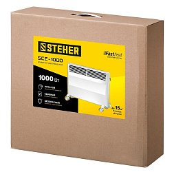 Конвектор электрический Steher SCE-1000, Е серия, 1 кВт