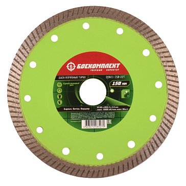 Изображение товара Диск алмазный Боекомплект B9021-150-22T 150х22.23 мм