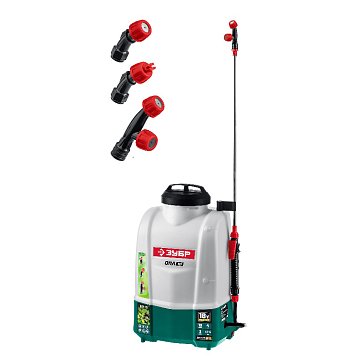 Изображение товара Аккумуляторный опрыскиватель Зубр ОПЛ-10 10 л для сада