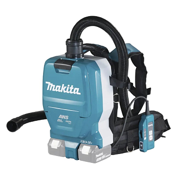 Изображение товара Пылесос аккумуляторный Makita DVC265ZXU, AWS, ранцевый, без АКБ и ЗУ