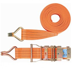 Ремень багажный с крюками STELS 54385 0.05х6м, с натяжителем