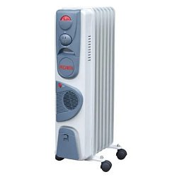 Радиатор отопления масляный электрический Ресанта ОМ-7НВ 67/3/10 (мощность 1900 Вт, 7 секций)