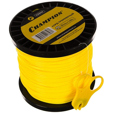 Изображение товара Леска для триммера Champion C5014, круг, 2 мм, 130 м с ножом