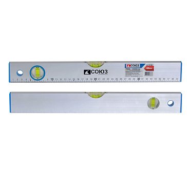 Изображение товара Уровень строительный Союз  2015-07-400С, 400 мм, 2 глазка, точность 1мм/м