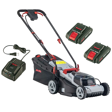 Изображение товара Аккумуляторная газонокосилка Al-Ko 34.8 Li Easy Flex 113540 (несамоходная, с двумя аккумуляторами, 20В)