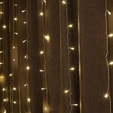Изображение товара Гирлянда-занавес Winter Glade CB192, 192 лампы Тёплый белый