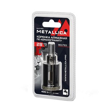 Изображение товара Коронка алмазная Metallica Ultra 901793 для плитки и керамогранита