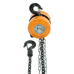 Цепная таль HSZ E 1т, высота подъема 3м, грузоподъемность 1т