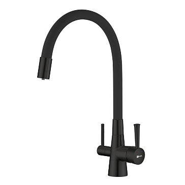 Изображение товара Смеситель для кухни Lemark Comfort LM3075BL черный