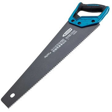Изображение товара Ножовка по дереву Gross "Piranha" 24114, 450 мм, 7 TPI, 3D-зуб, тефлоновое покрытие, двухкомпонентная рукоятка