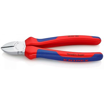 Изображение товара Бокорезы Knipex KN-7005180 180 мм, хром, 2-комп ручки