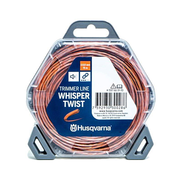 Изображение товара Леска для триммера Husqvarna Whisper Twist 5976691-10, спираль 2 мм 15 м