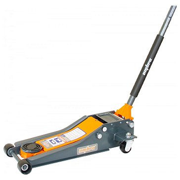 Изображение товара Домкрат подкатной Ombra OHT233S 059074 (3 т. гаражный двухпоршневой, с уменьшенной высотой подхвата, 75-505 мм)