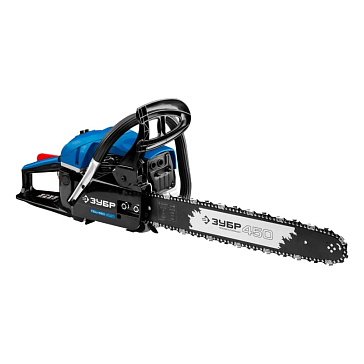 Изображение товара Пила цепная бензиновая Зубр Профессионал ПБЦ-560 45ДП, 56 см3, 2.4 кВт, шина 45 см, 12500 об/мин