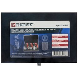 Набор для восстановления резьбы Thorvik TRIS88 053170, M6-M10, 88 предметов