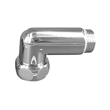 Изображение товара Угловое соединение для полотенцесушителей 1"х1" хром MasterProf