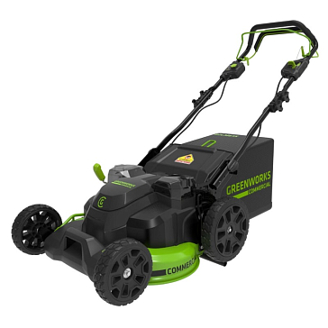 Изображение товара Газонокосилка аккумуляторная Greenworks GC82LM61S 2515607 без АКБ и ЗУ, TwinForce, 82V, 61 см