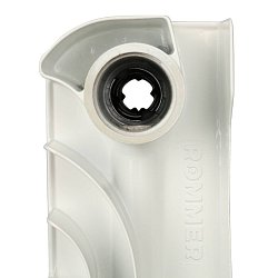 Радиатор биметаллический Rommer Profi BM 500 BI500-80-80-150 RBM-1210-050012, 12 секций (RAL9016)