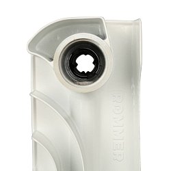 Радиатор биметаллический Rommer Profi BM 500 BI500-80-80-150 RBM-1210-050006, 6 секций (RAL9016)