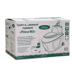 Биотуалет Piteco 905 торфяной (компостный, коричневый цвет)