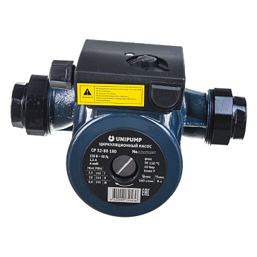 Изображение товара Насос циркуляционный для отопления Unipump CP 32-80 180 77870