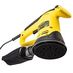 Эксцентриковая шлифмашина Stanley SRS480 (электрическая, диаметр абразивного круга 125 мм, вес 2,47 кг, мешок) 