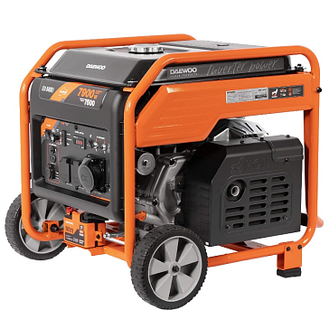 Изображение товара Генератор бензиновый инверторный Daewoo GDA 9400Ei (мощность 7.9 кВт, уровень шума 84 Дб, запуск от электростартера)