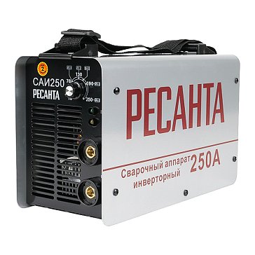 Изображение товара Инверторный сварочный аппарат Ресанта САИ 250, вес 5кг