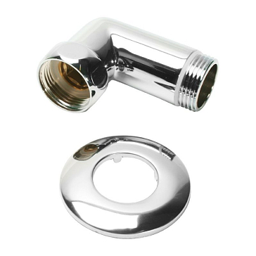 Изображение товара Уголок для полотенцесушителя 85-003 1 дюйм хром Россия