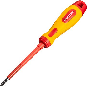 Изображение товара Высоковольтная отвёртка Kraftool PH2 диэлектрическая 250084-2-100