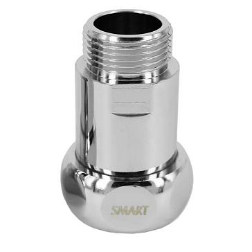 Изображение товара Соединение для полотенцесушителя прямое 1х1/2 В/Н хром, MasterProf