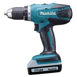 Аккумуляторная дрель-шуруповерт Makita DF457DWEX8 (набор бит из 31 предмета, 2 АКБ, ЗУ, кейс)