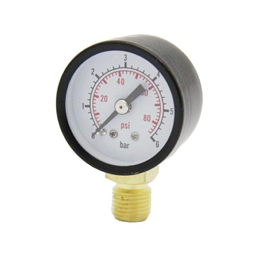 Изображение товара Манометр Aquario PG-S40R для водоснабжения 40 мм 6 бар итальянское качество