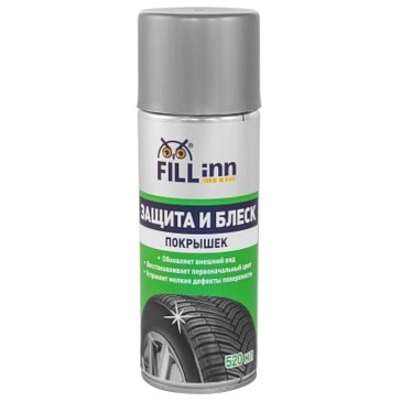 Изображение товара Fill Inn FL064 071064 Очиститель и защитный блеск для шин 520 мл