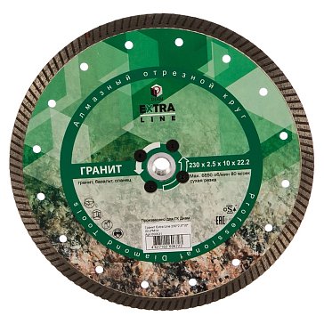 Изображение товара Отрезной круг Diam Гранит Turbo Extra Line 000631 (230х2,5х10х22,2хМ14)