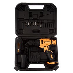 Аккумуляторная ударная дрель-шуруповерт Вихрь ДА-18Л-2КУ 72/14/17 (напряжение 18v, емкость 2 Ач)