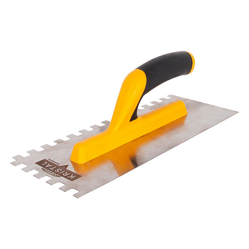 Изображение товара Профессиональная гребенка Kristal 36550 из нержавеющей стали 300х120 мм зуб 10х10