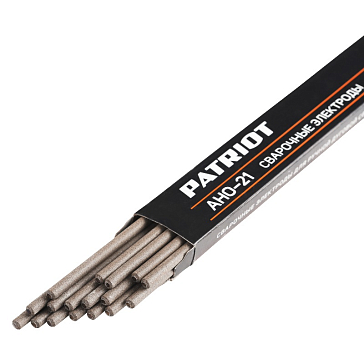 Изображение товара Электроды сварочные Patriot 605012040, АНО-21, 4 мм, 450 мм, 1 кг