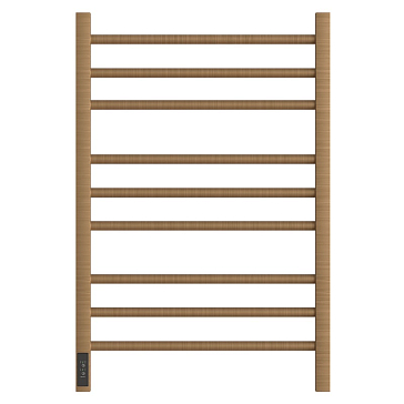 Изображение товара Полотенцесушитель электрический Point PN70758BR П9, Веста, 500x800, диммер слева, бронза