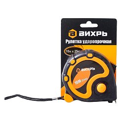 Рулетка Вихрь 73/11/1/3 (10 м, 25 мм, вес 0.46 кг)