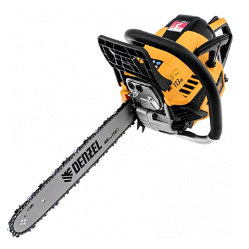 Изображение товара Цепная бензиновая пила Denzel DS-4516 с шиной 40 см и мощностью 2,5 л.с.